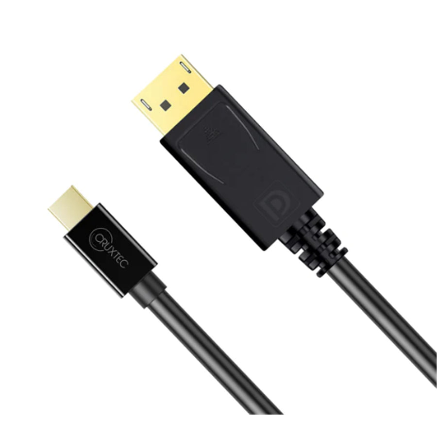 Cruxtec 1m Mini DisplayPort to Displayport 1.4 Cable -  8K/60Hz & 4K/120Hz
