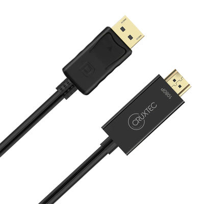Cruxtec  2m  DisplayPort to HDMI Cable - 1920x1080/60Hz -