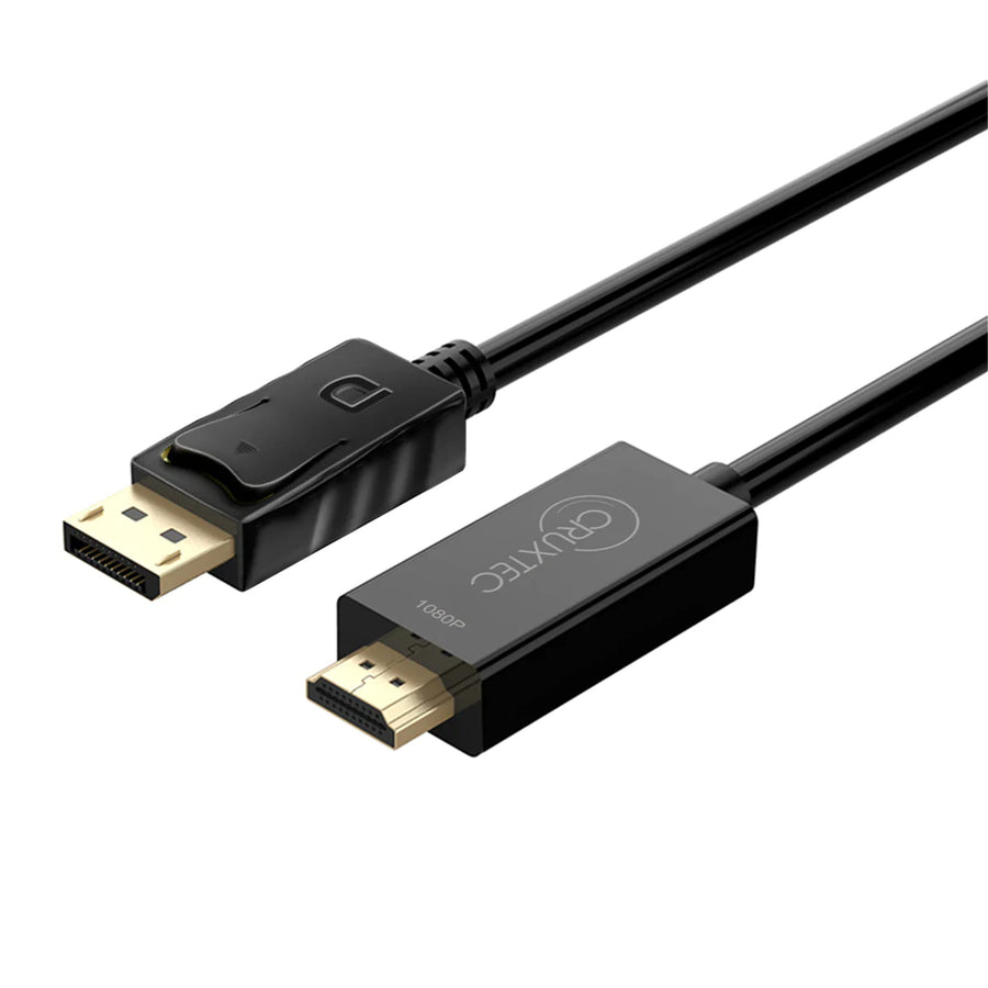 Cruxtec  2m  DisplayPort to HDMI Cable - 1920x1080/60Hz -
