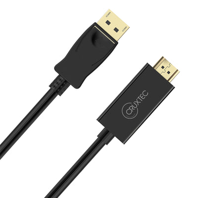 Cruxtec  2m  DisplayPort to HDMI Cable 4K/30hz
