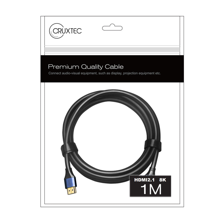 Cruxtec  1m  HDMI Cable 48Gbps