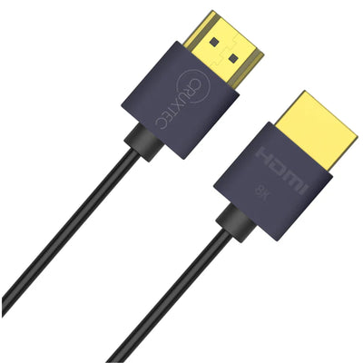 Cruxtec 0.5m Ultra Slim HDMI Cable 48Gbps - Full Ultra HD - 8K/60Hz & 4K/120Hz