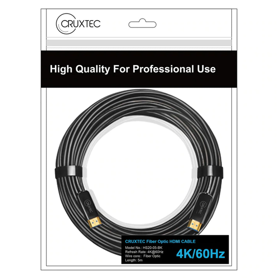 Cruxtec  50m  HDMI Active Optical Cable