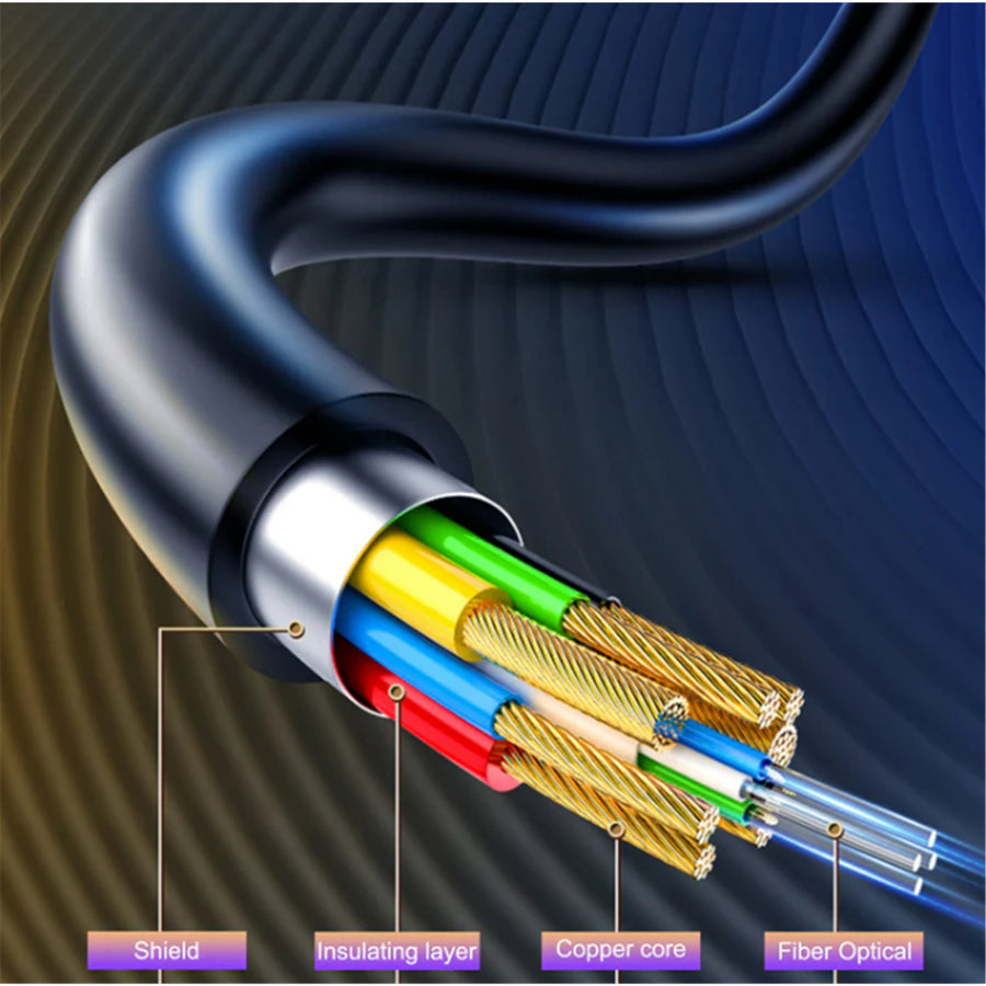Cruxtec  50m  HDMI Active Optical Cable