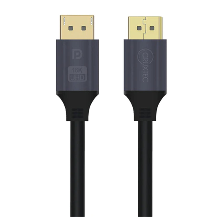 Cruxtec  2m  DisplayPort v2.1 Male to Male Cable