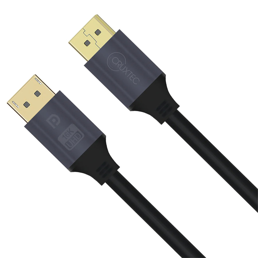 Cruxtec  2m  DisplayPort v2.1 Male to Male Cable