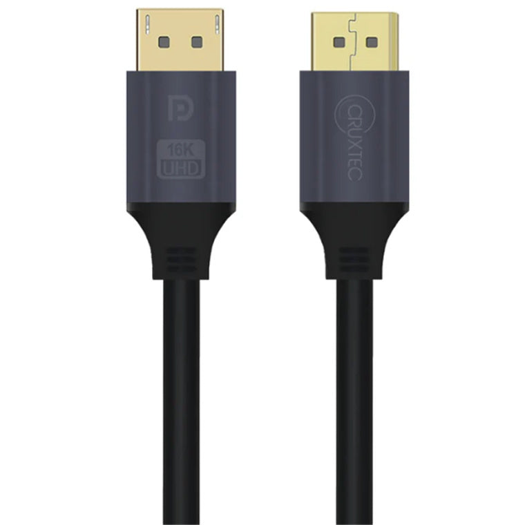 Cruxtec  3m  DisplayPort v2.1 Male to Male Cable