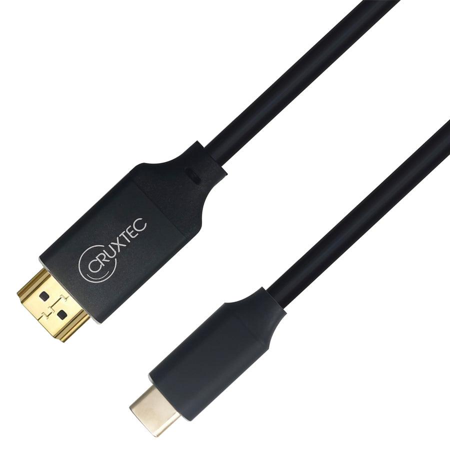 Cruxtec  5m  USB-C to HDMI Cable 18Gbps - 4K/60Hz & 2K/120Hz - HDR