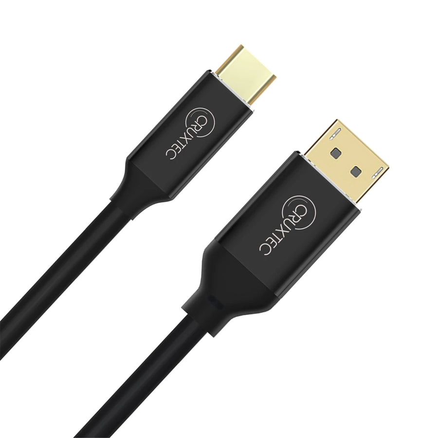Cruxtec 1m USB-C to DisplayPort v1.4 Cable - 8K/60Hz & 4K/144hz & 2K/240Hz