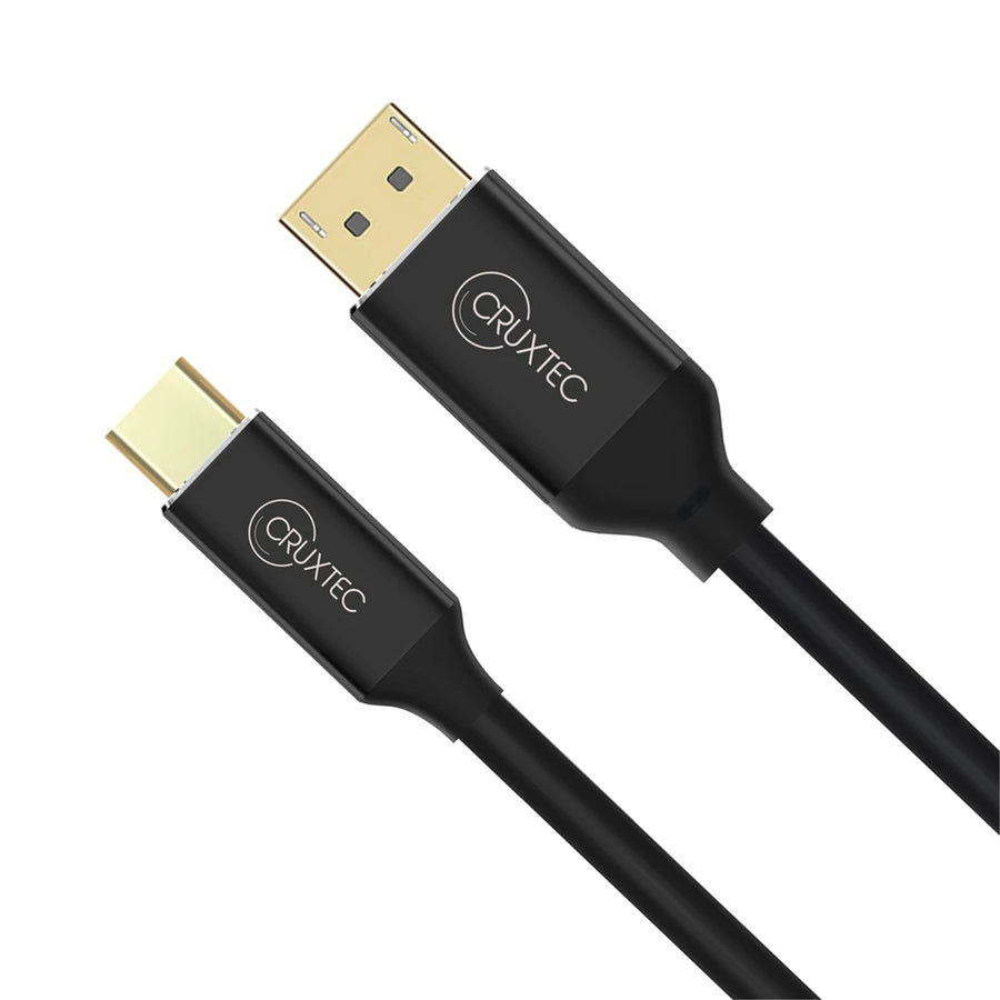 Cruxtec 1m USB-C to DisplayPort v1.4 Cable - 8K/60Hz & 4K/144hz & 2K/240Hz