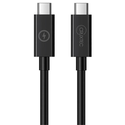 Cruxtec 2m USB-C to USB-C Cable for Syncing & Charging - 480Mbps - 240W