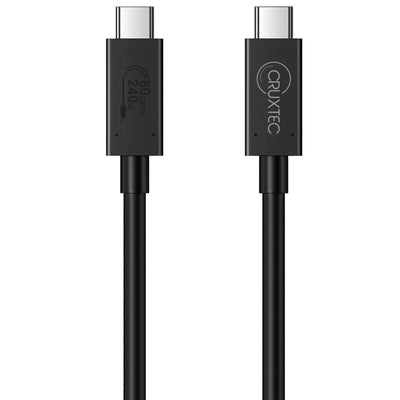 Cruxtec   1m 80Gbps USB4 USB-C to USB-C Cable
