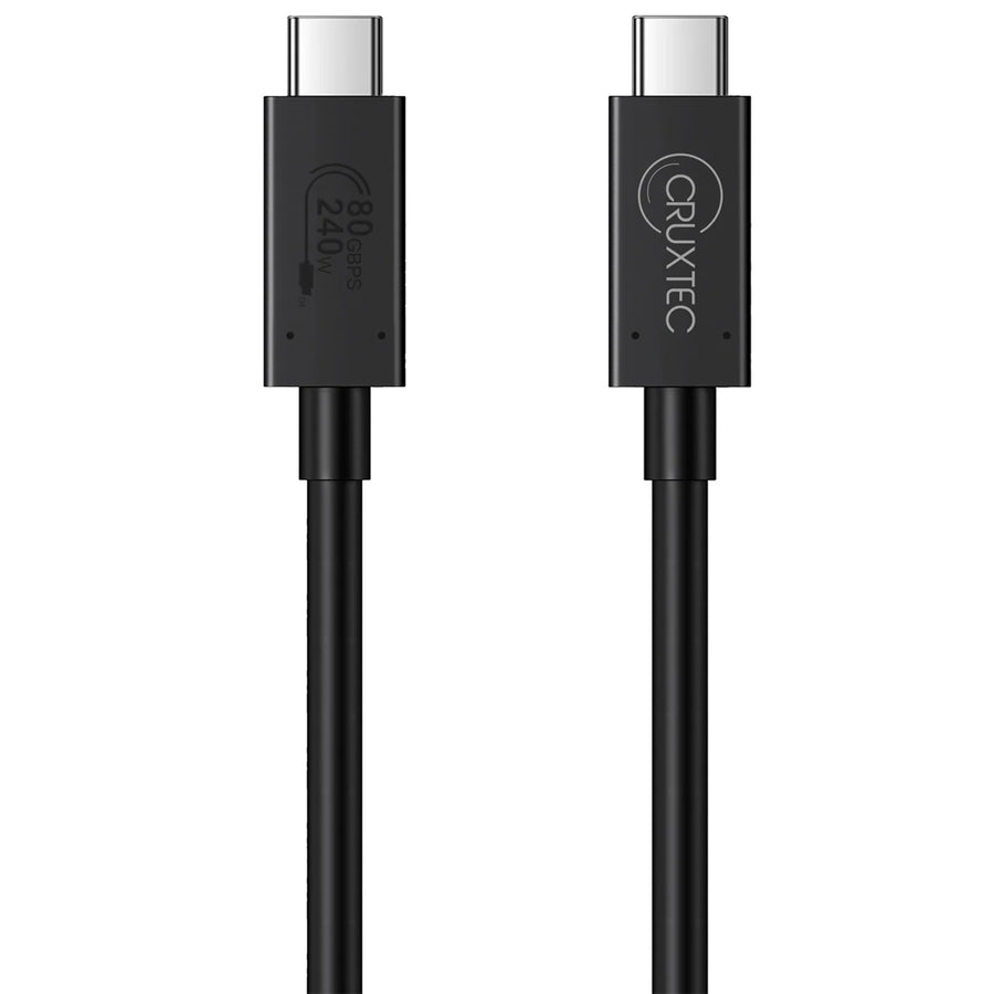Cruxtec   1m 80Gbps USB4 USB-C to USB-C Cable