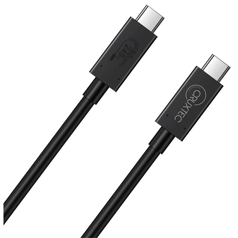Cruxtec   1m 80Gbps USB4 USB-C to USB-C Cable