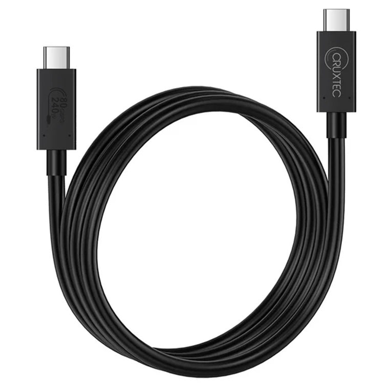 Cruxtec   1m 80Gbps USB4 USB-C to USB-C Cable