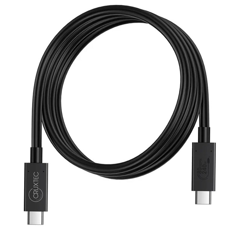 Cruxtec   1m 80Gbps USB4 USB-C to USB-C Cable