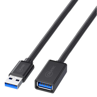 Cruxtec 2m USB3.0 Male to USB3.0 Female Extension Cable