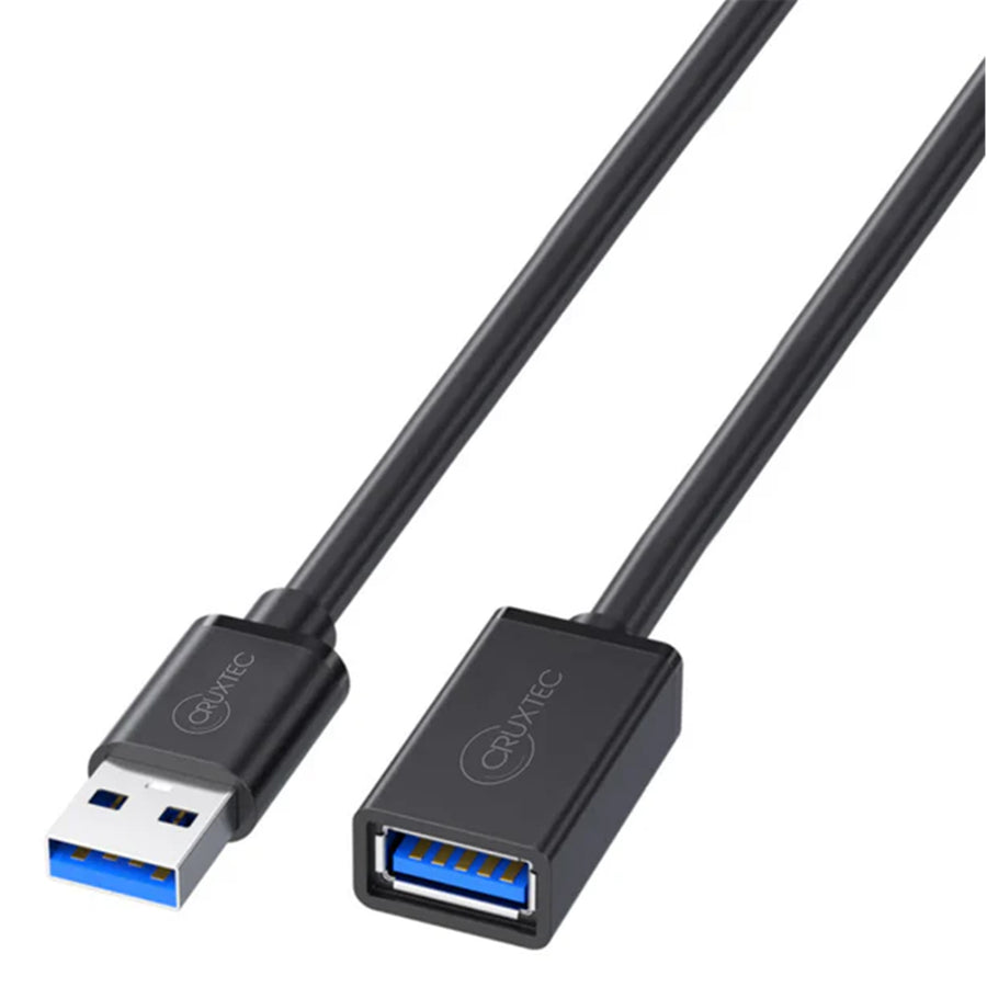 Cruxtec 2m USB3.0 Male to USB3.0 Female Extension Cable