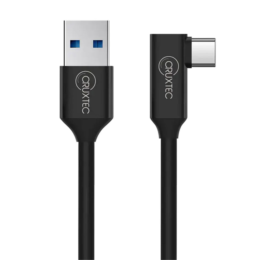 Cruxtec  3m 90 Degree Angle USB-A to USB-C VR Cable