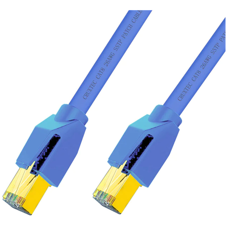 Cruxtec   Cat8 Ethernet Cable - 20m - Blue