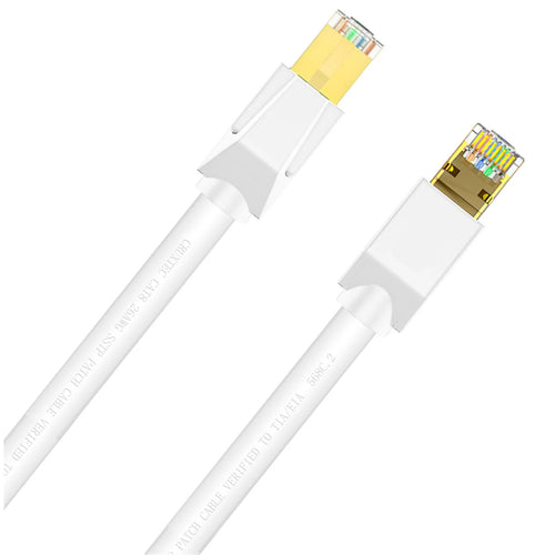 Cruxtec   Cat8 Ethernet Cable - 3m - White