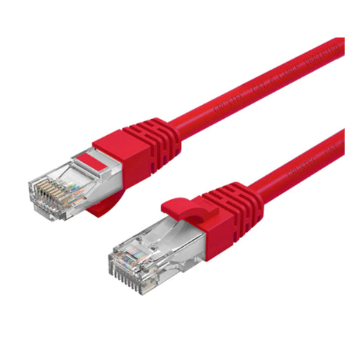 Cruxtec Cat6 Ethernet Cable - 0.5m - Red