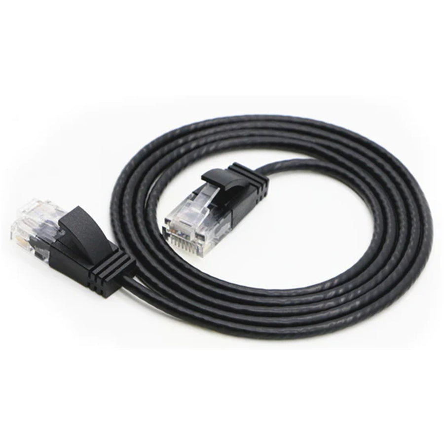 Cruxtec Cat6A Ultra Slim Ethernet Cable - 20m - Black