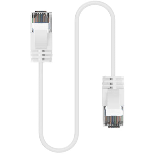 Cruxtec Cat6A Ultra Slim Ethernet Cable - 5m - White