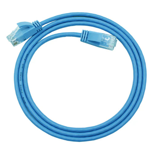 Cruxtec Cat6A Ultra Slim Ethernet Cable - 2m - Blue