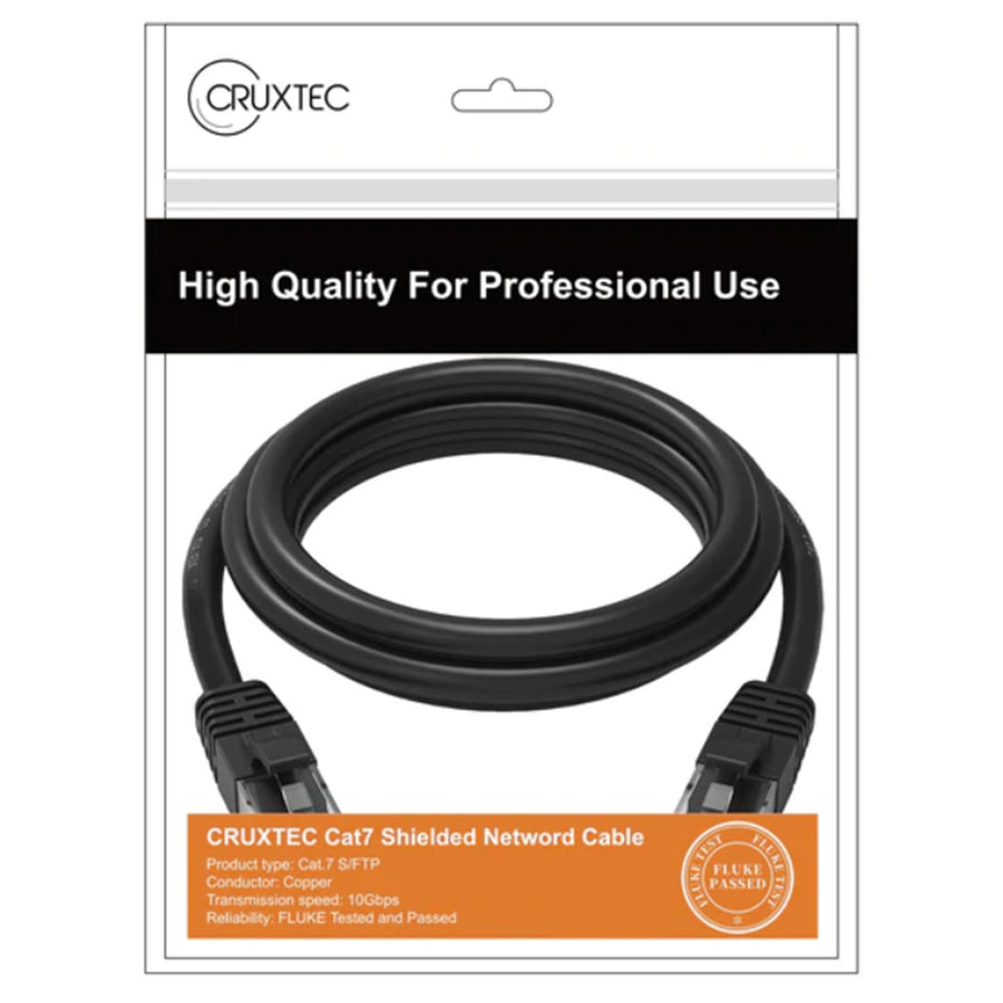 Cruxtec   Cat7 Ethernet Cable - 3m - Black