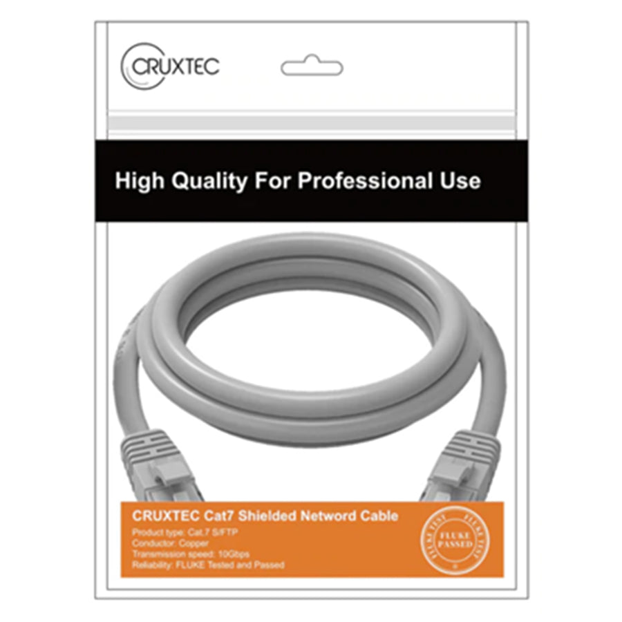 Cruxtec   Cat7 Ethernet Cable - 0.5m - Ivory
