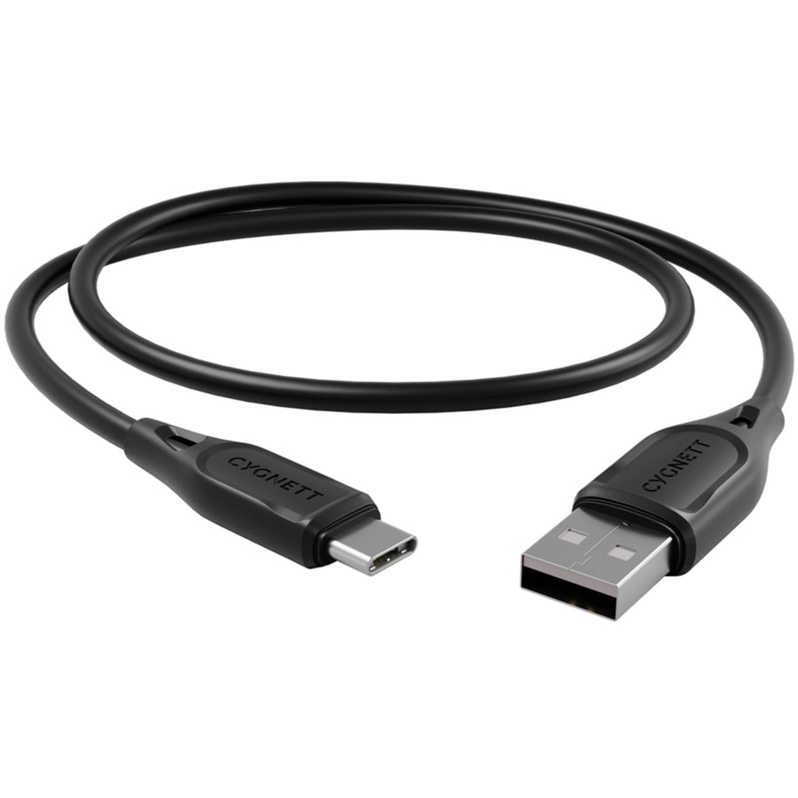 Cygnett Essentials USB-A to USB-C Cable - 1m  - Black
