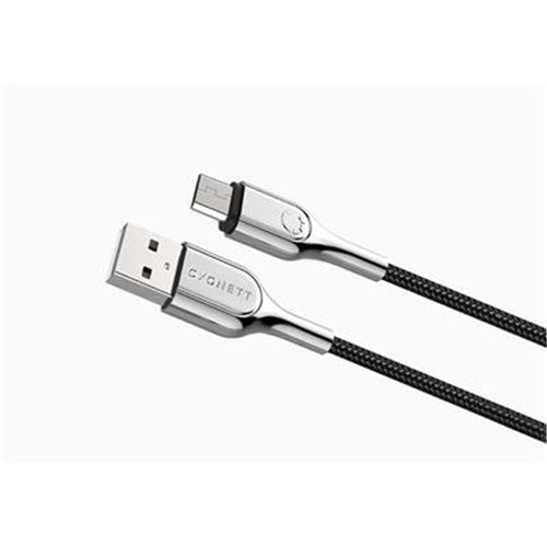Cygnett Armored 2M Micro to USB-A Cable - Black