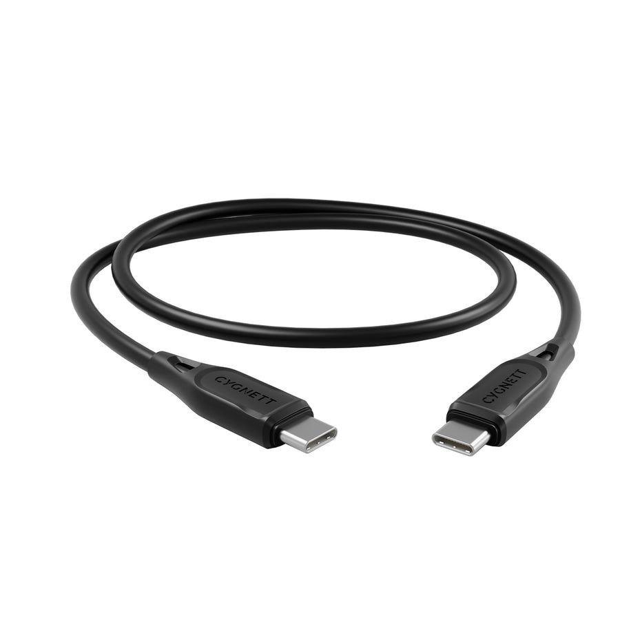 Cygnett Essentials USB-C to USB-C Cable - 1m  - Black