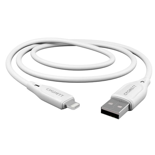 Cygnett Essentials USB-A to Lightning Cable - 1m - White