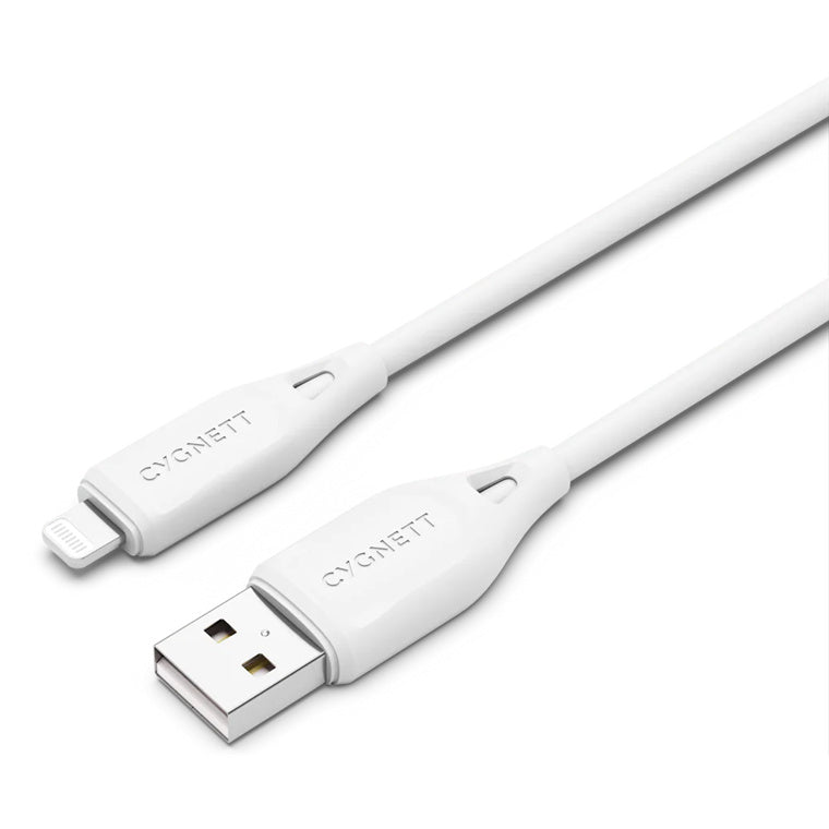 Cygnett Essentials USB-A to Lightning Cable - 2m - White