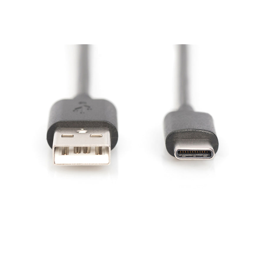 Digitus AK-300154-018-S USB-C Male to USB-A Male Cable - 1.8m