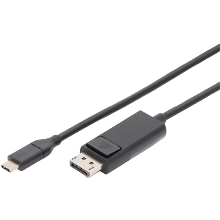 Digitus    USB-C Male to Displayport Male Cable - 1.8m - Black / Gold