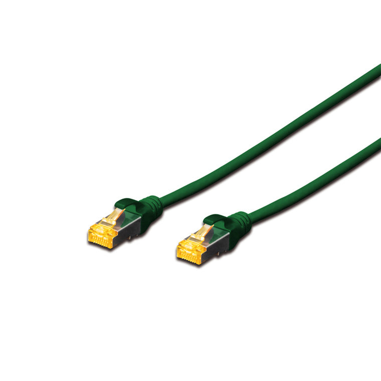 Digitus S-FTP CAT6A Patch Lead - 10M Green