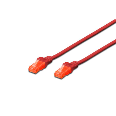 Digitus DK-1617-050/R Cat6 UTP Patch Lead - 5m - Red