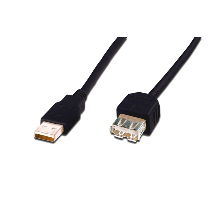 Digitus USB 2.0 Type A (M) to USB Type A (F) 5m Extension Cable