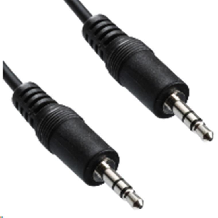 Digitus AK-510100-025-S 3,5mm auf 3,5mm M/M Stereo-Kabel - 2,5M