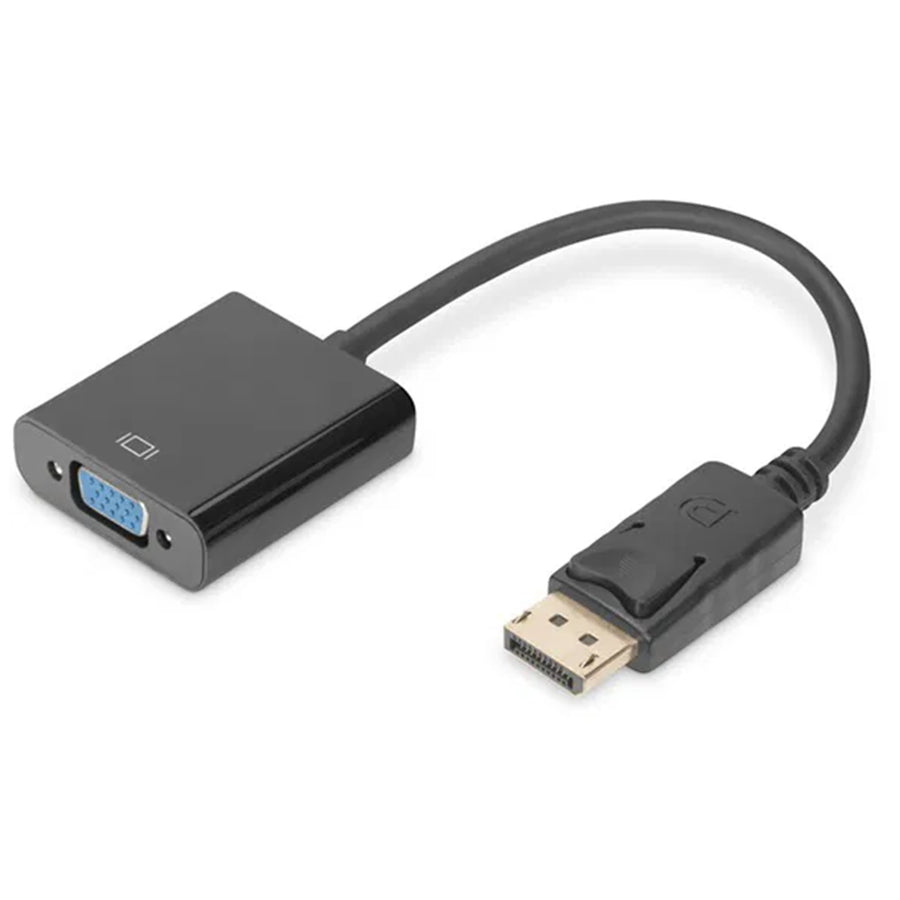 Digitus DB-340403-001-S DisplayPort-Stecker auf VGA-Buchse Adapterkabel