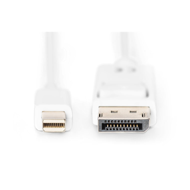 Digitus AK-340102-020-W mini DisplayPort v1.1 Male to DisplayPort Male Cable - 2m