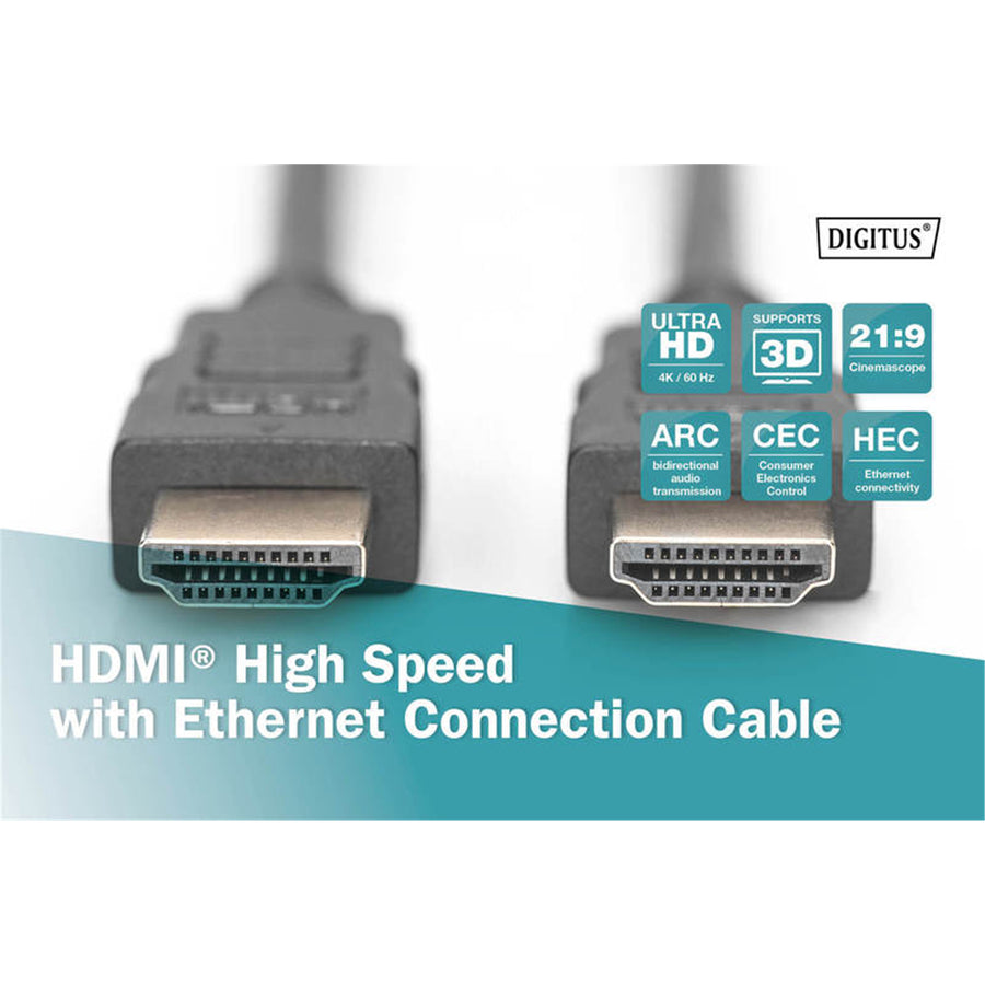AK-330107-030-S - Digitus HDMI v1.4 Monitor Cable 3m
