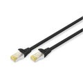 Digitus S-FTP CAT6A Patch Lead - 0.25M Black — image 1
