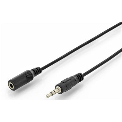 AK-510200-015-S - Digitus 3.5mm (M) to 3.5mm (F) 1.5m Stereo Audio Extension Cable