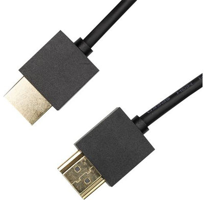 DYNAMIX C-HDMI2BLK-0 - 0.5m HDMI BLACK Nano High Speed w/ Ethernet Cable. UHD Display up to 4K2K@60Hz