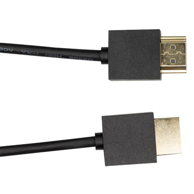 DYNAMIX C-HDMI2BLK-1 - 1m HDMI BLACK Nano High Speed w/ Ethernet Cable. for UHD Display up to 4K2K@60H