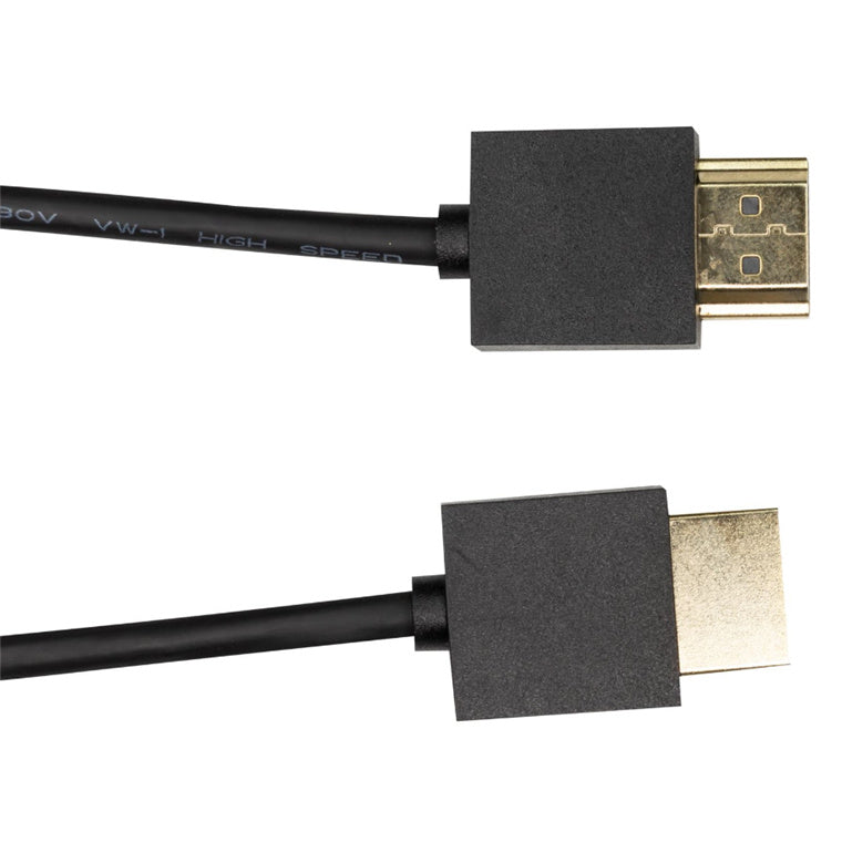 DYNAMIX C-HDMI2BLK-1 - 1m HDMI BLACK Nano High Speed w/ Ethernet Cable. for UHD Display up to 4K2K@60H